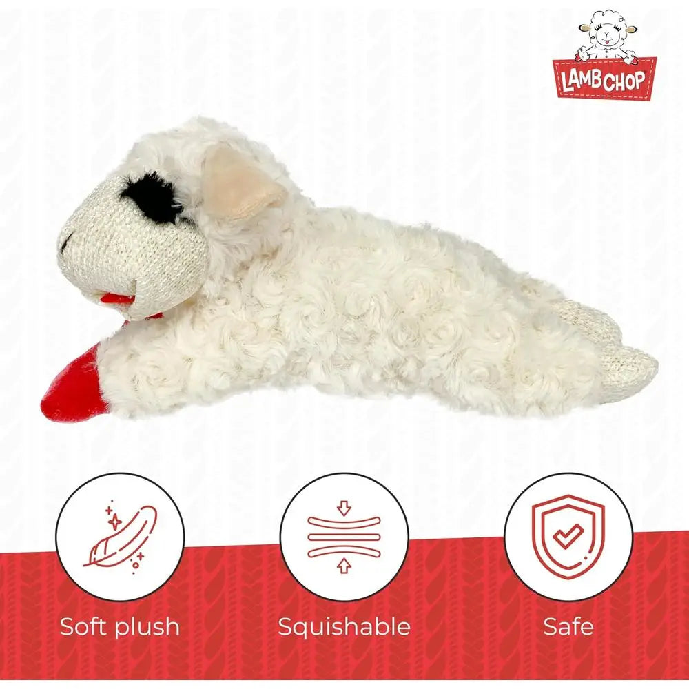 Lamb Chop Plush Dog Toy With Squeaker For Small Dogs