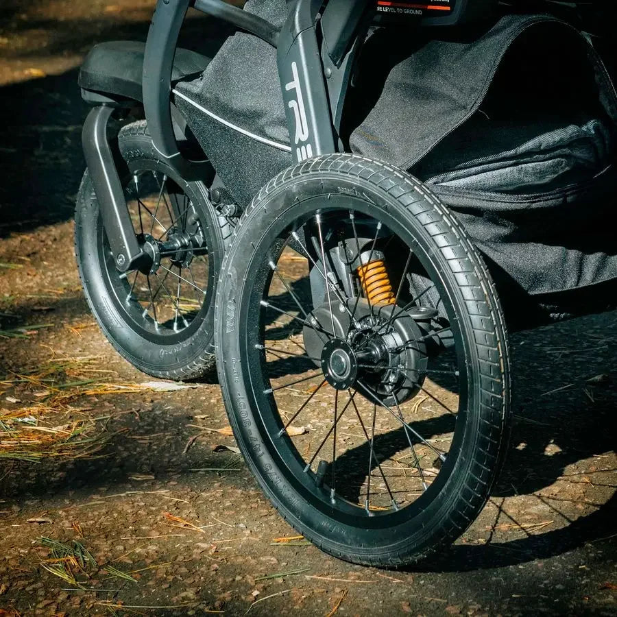 TRE Jogging Stroller, AllTerrain Stroller, Compatible with Infant Car Seats not Included, Baby Travel Gear Galaxy Black