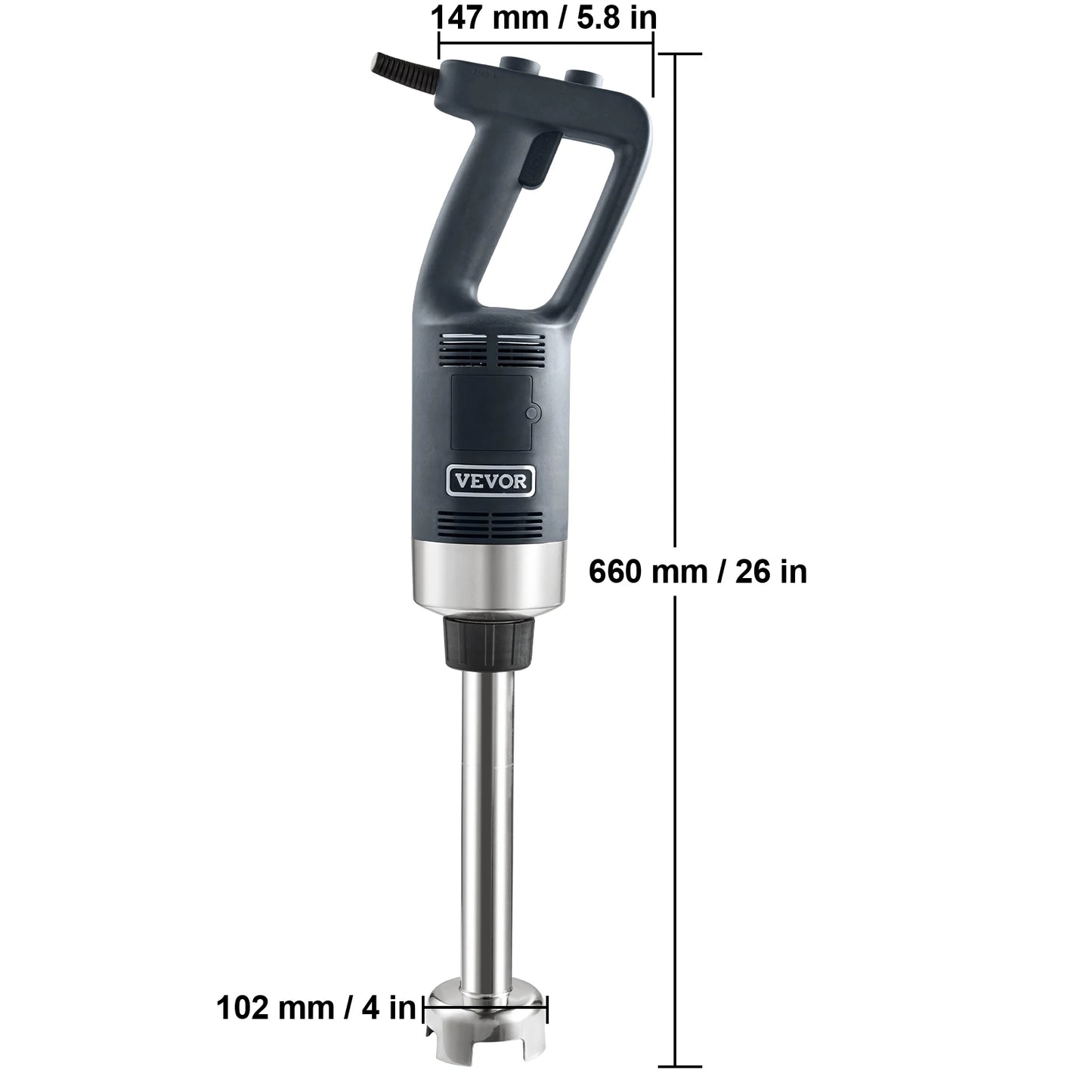 Succebuy Commercial Immersion Blender 500W Heavy Duty