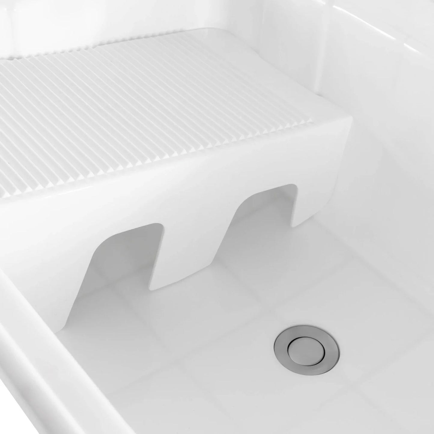 Outdoor Freestanding Plastic Utility Sink for Laundry and Bathrooms