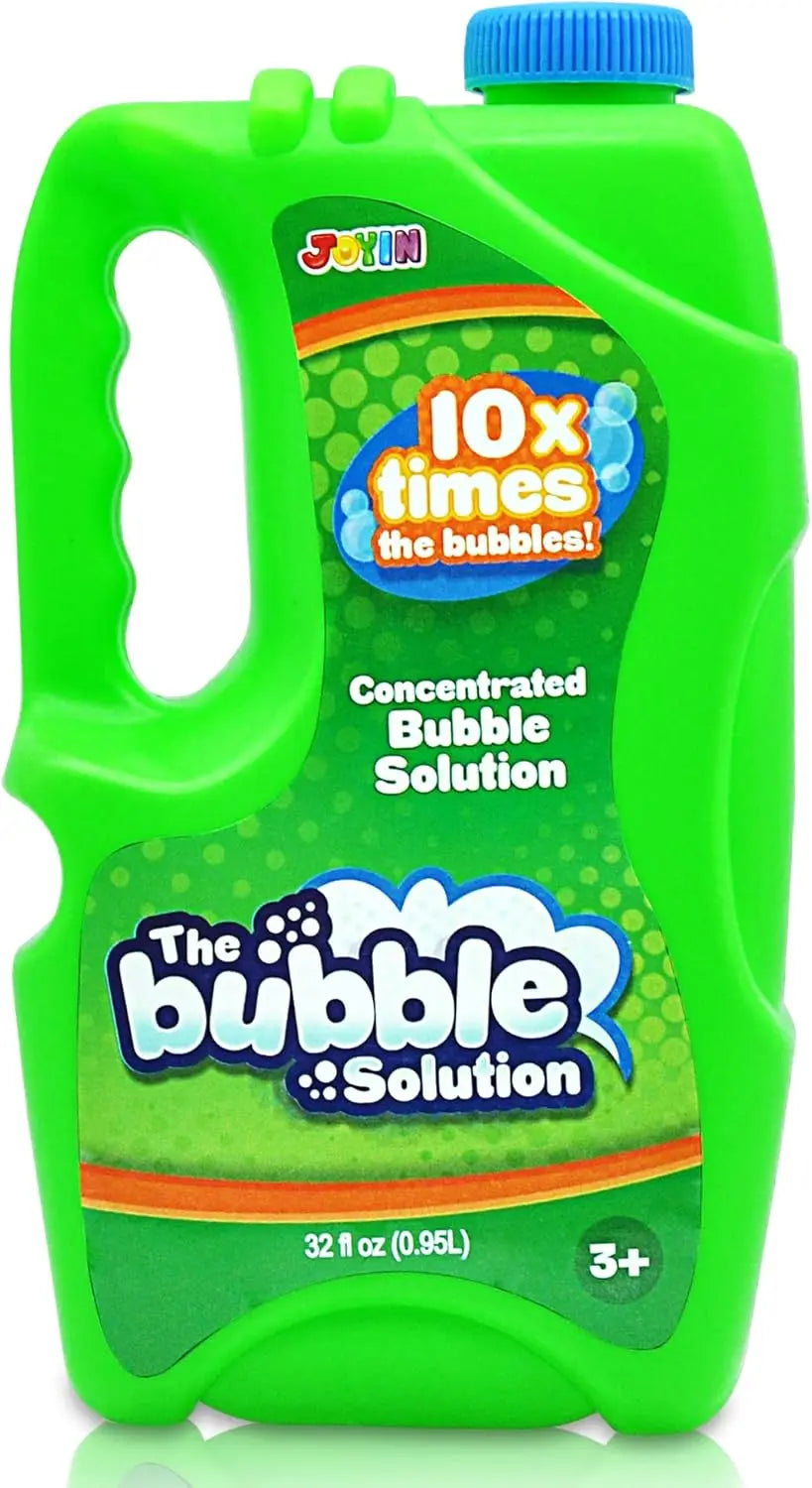 JOYFY 32 OZ Concentrated Bubble Solution for Bubble Machines (Up to 2.5 Gallons) Concentrated Solution Refills for Machine Wands