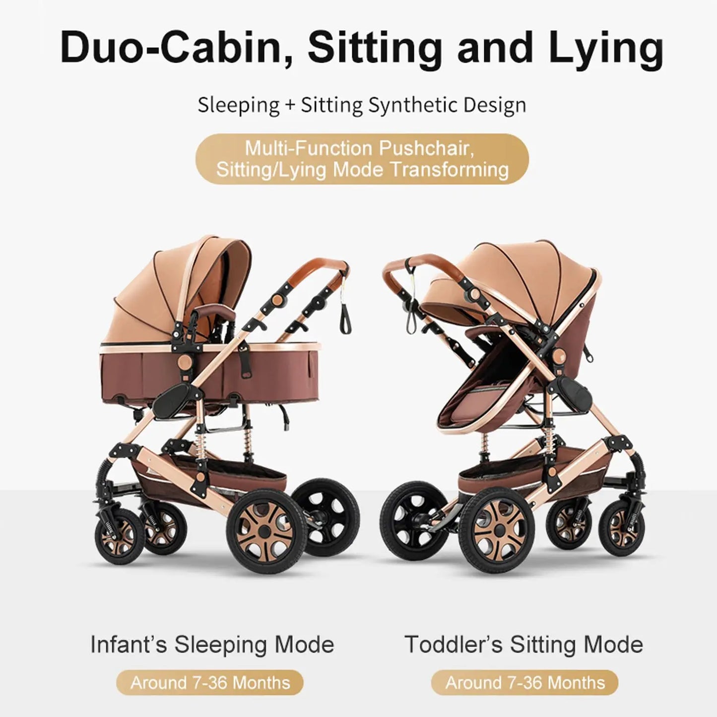 SteAnny Travel System Stroller With Isofix Base And Car Seat