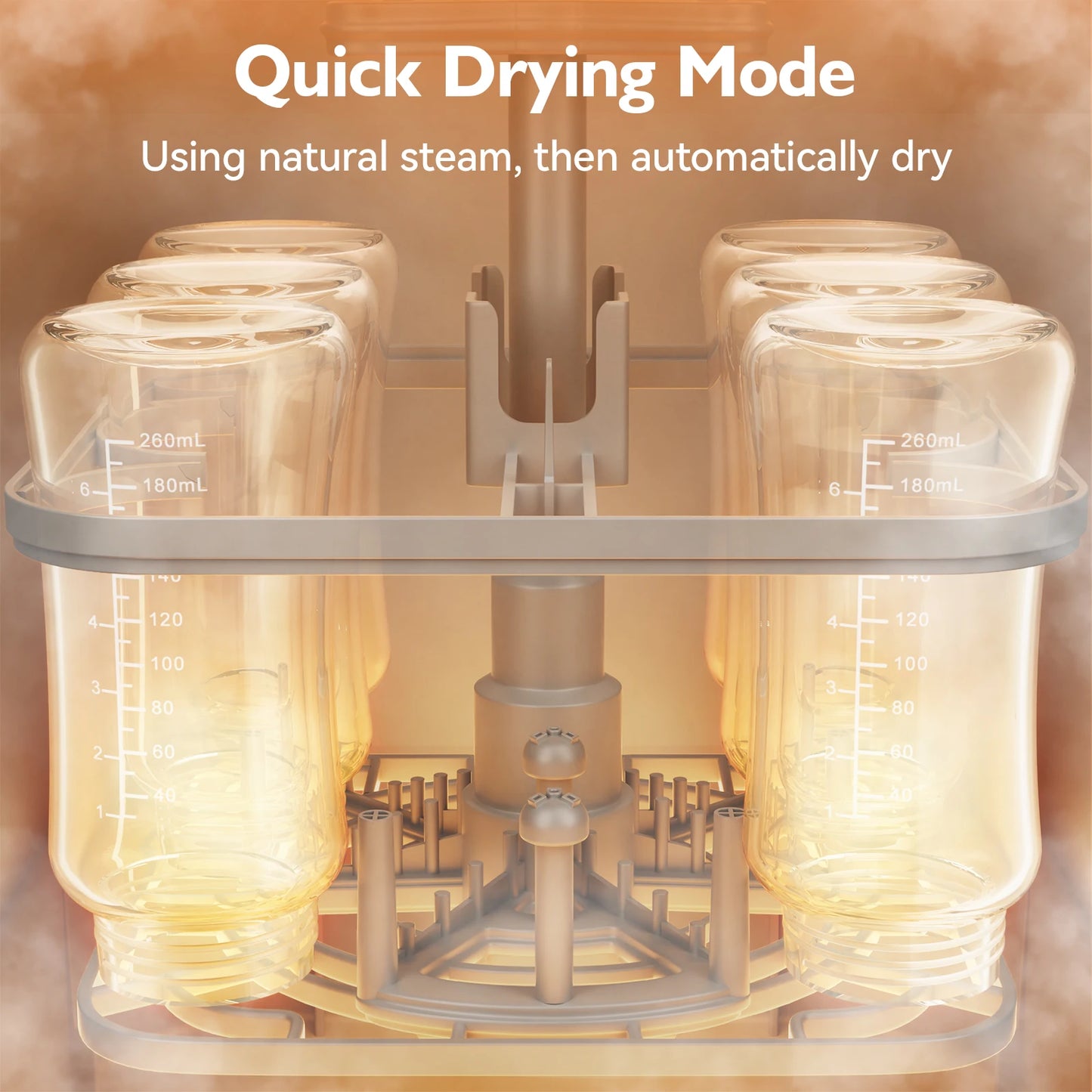 Baby Bottle Washer Sterilizer Dryer For Breast Pump And Accessories