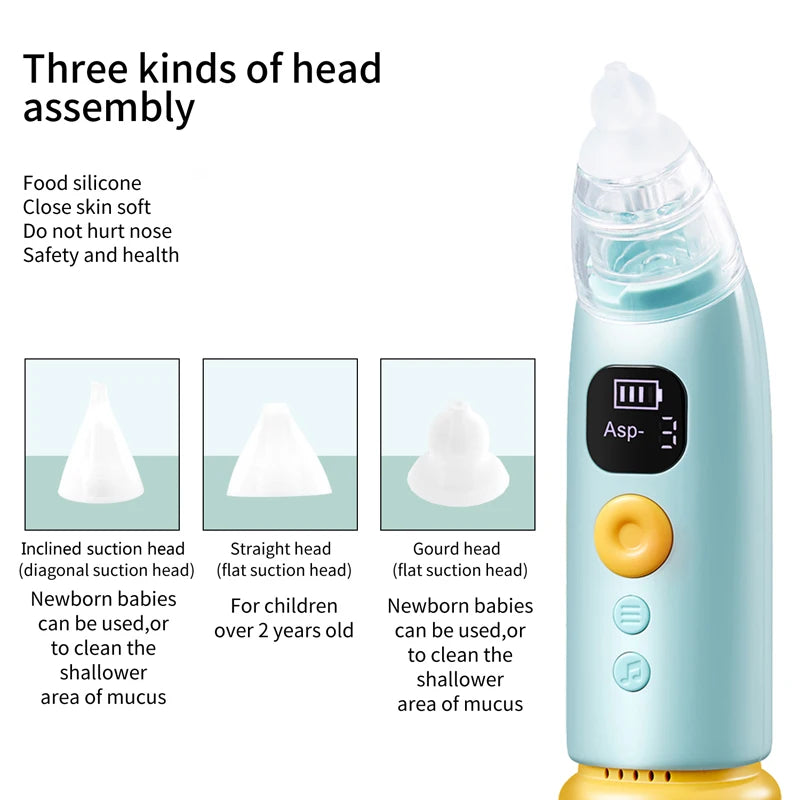 Hansqui Electric Baby Nasal Aspirator With Rechargeable Battery