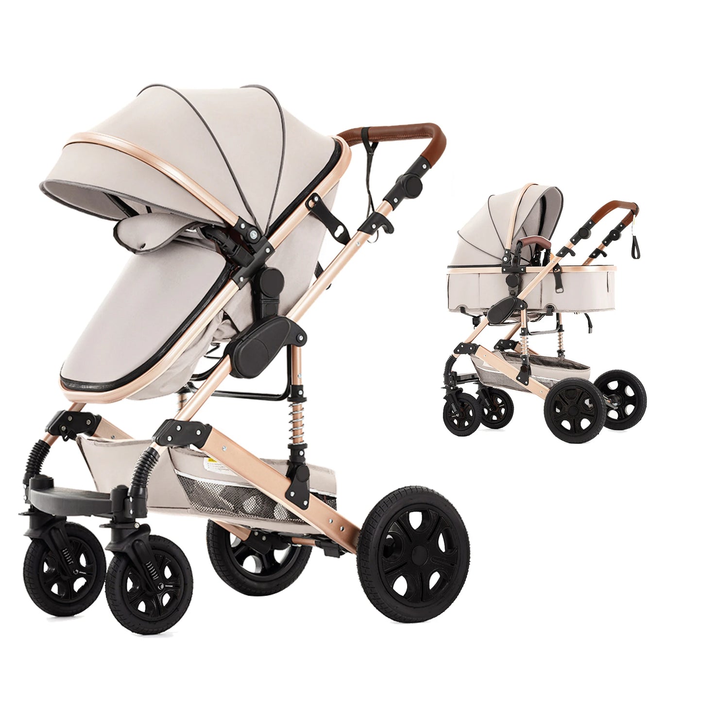 SteAnny Travel System Stroller With Isofix Base And Car Seat