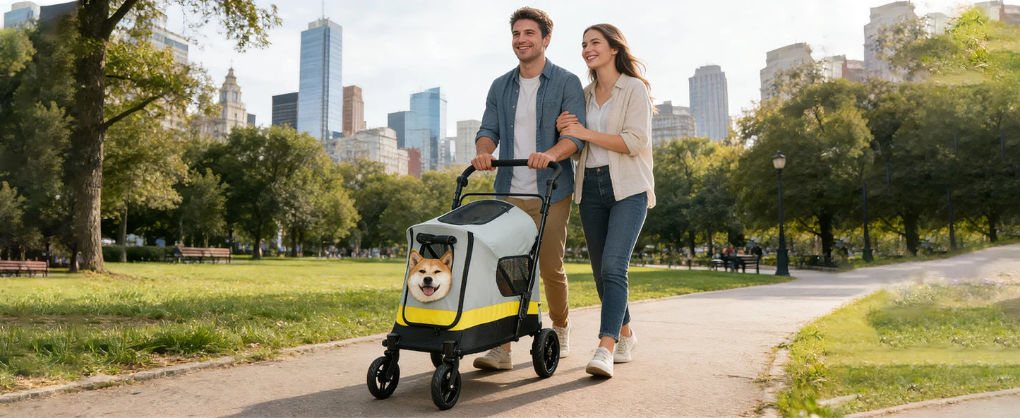Bingopaw Portable Dual Entry All Terrain Pet Stroller