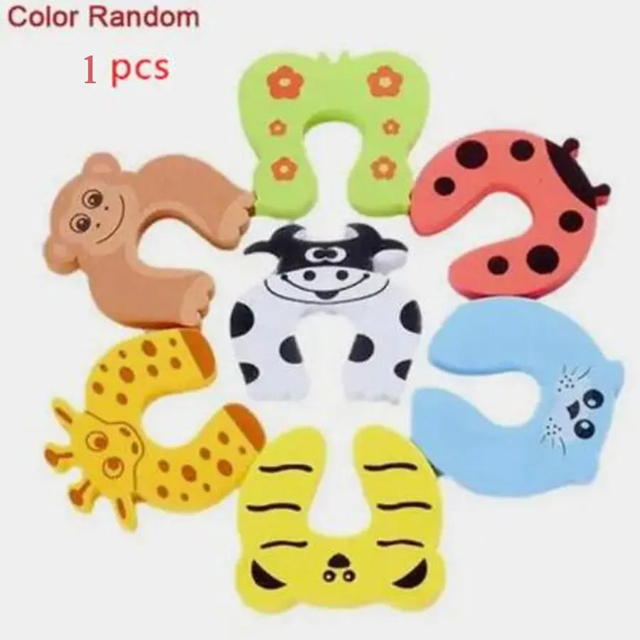 1/2/5/7PCS Child Safety Cartoon Pattern Protection Lock Finger Protector Door Stop Anti Pinch Hand Baby Safety