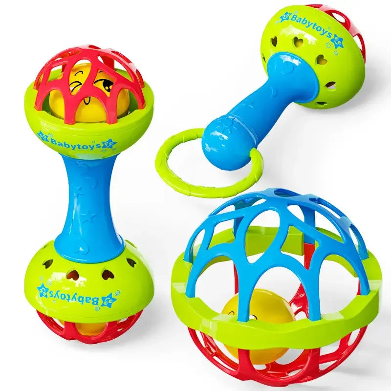 Baby Educational Rattles Sensory Shaker Toy Set For Infants