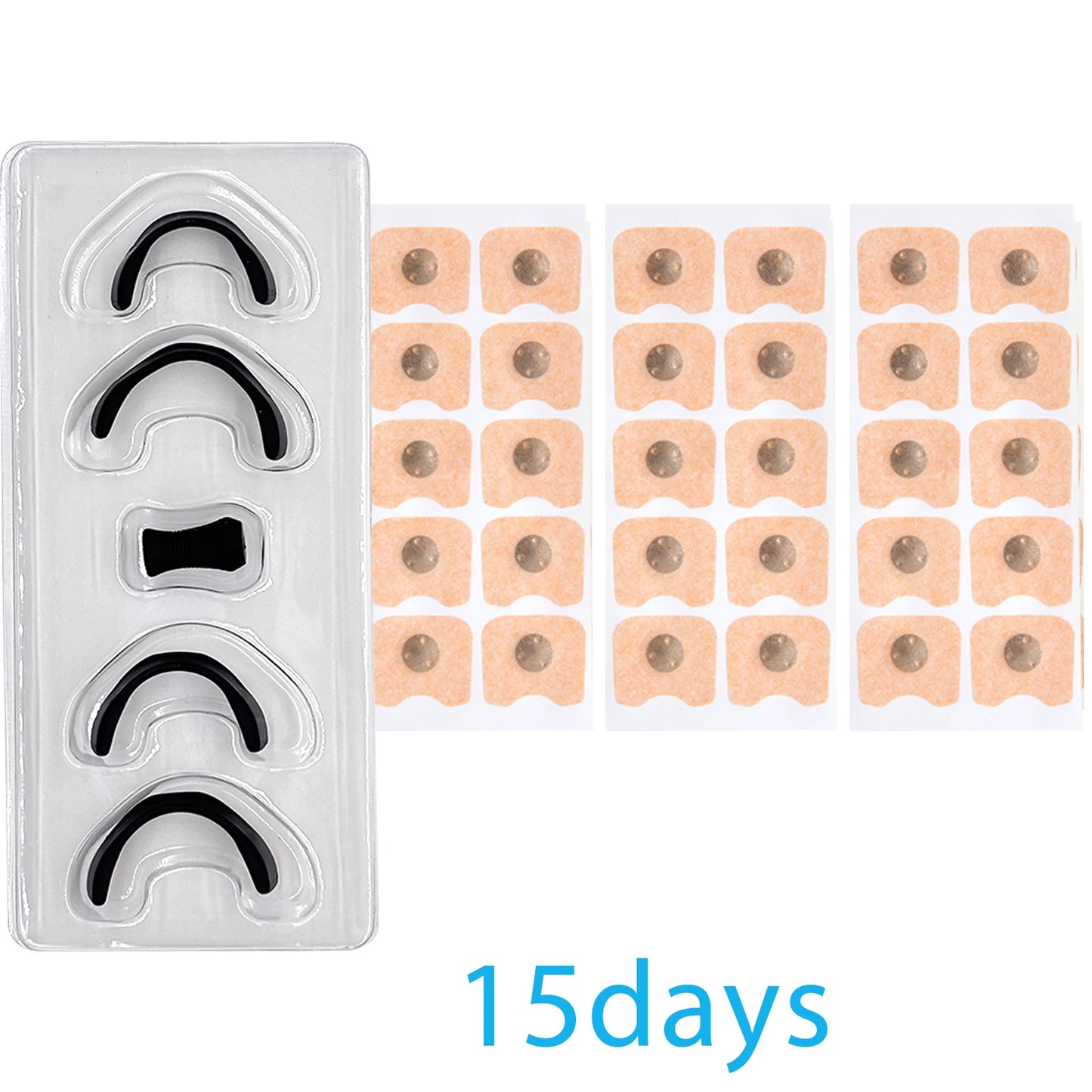 Anti Snore Nasal Dilators Starter Kit, Magnetic Nose Strips Increase Airflow, Sleep Aid & Sports Breathing Tool
