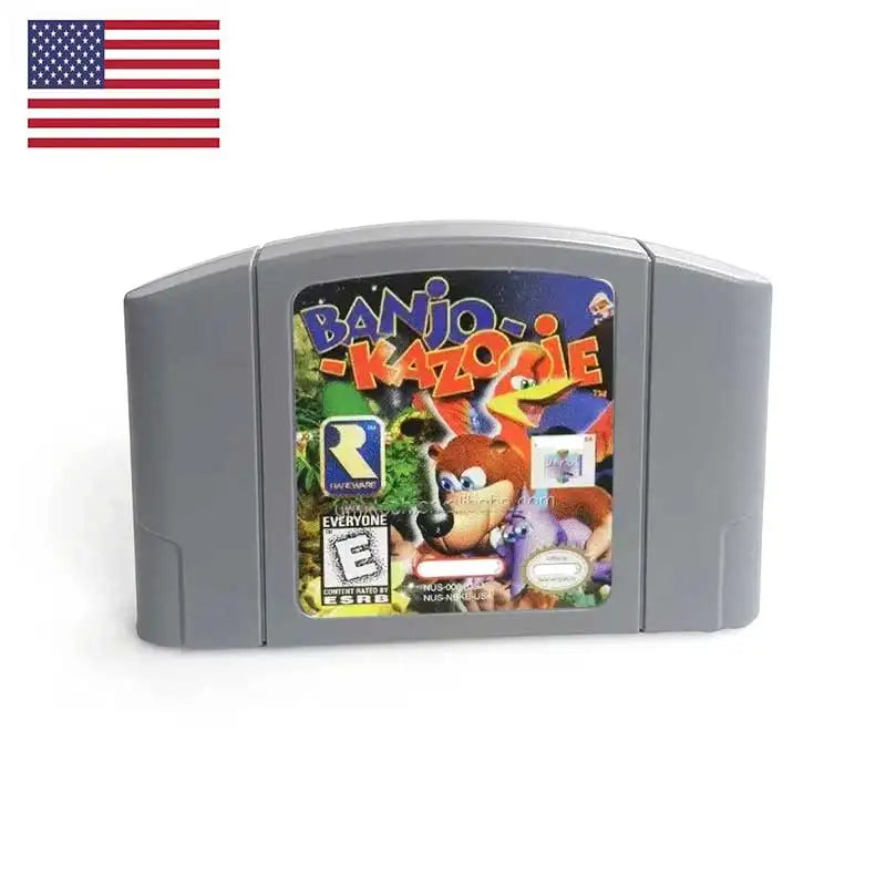 Keeppley Banjo-Kazooie Banjo-Tooie Retro Video Game Cartridge for N64