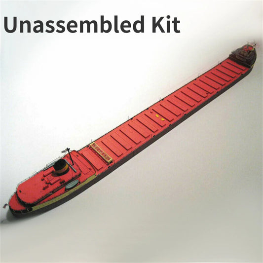 1Set 1/400 Scale American Great Lakes Freighter The SS Edmund Fitzgerald Ore Carrier Ship Paper Models Unassembled Kit Handcraft