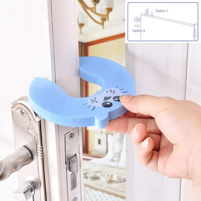 1/2/5/7PCS Child Safety Cartoon Pattern Protection Lock Finger Protector Door Stop Anti Pinch Hand Baby Safety