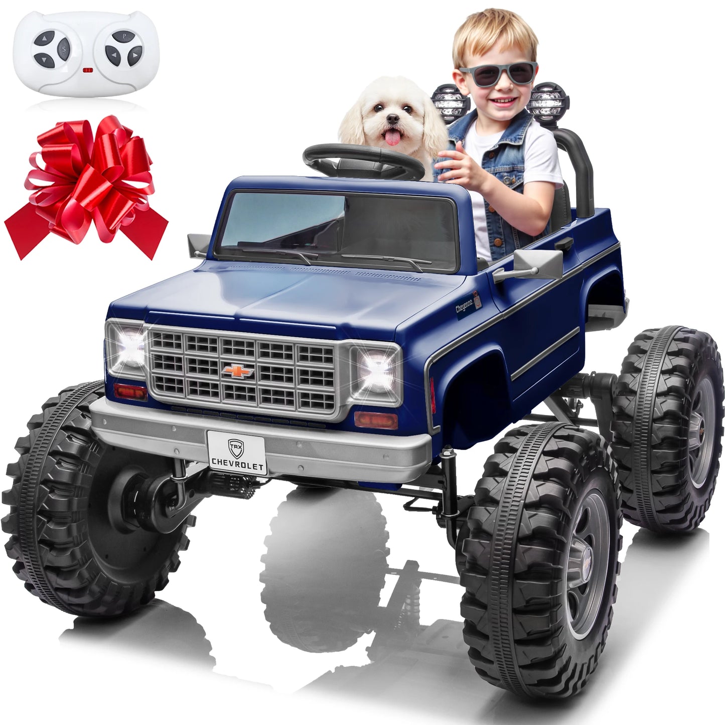 JOYRACER Licensed Chevrolet Cheyenne 24V Ride On Car