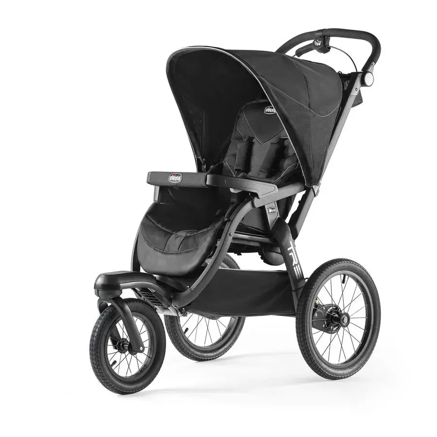 TRE Jogging Stroller, AllTerrain Stroller, Compatible with Infant Car Seats not Included, Baby Travel Gear Galaxy Black