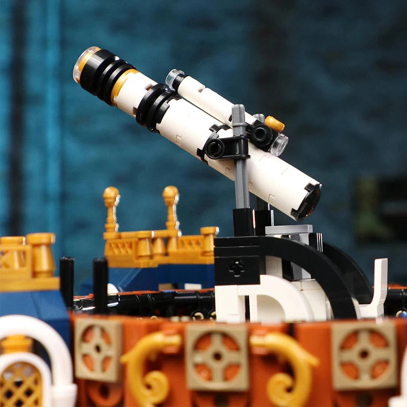 14133PCS Astronomy Museum Building Blocks Model Creative Street View Samll Particle High Difficulty Assembly Bricks Toys Gifts