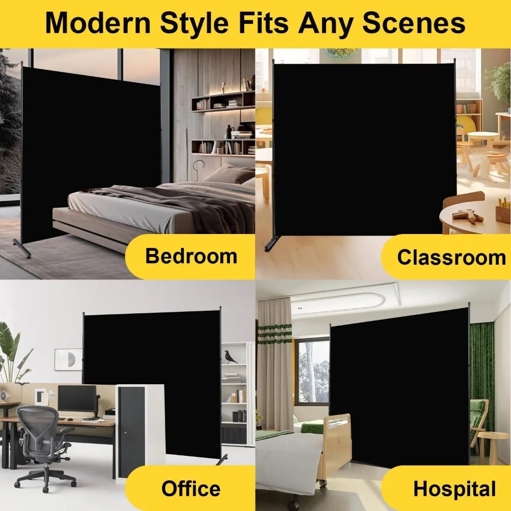 Privacy Room Divider Screen Portable Partition For Home Office