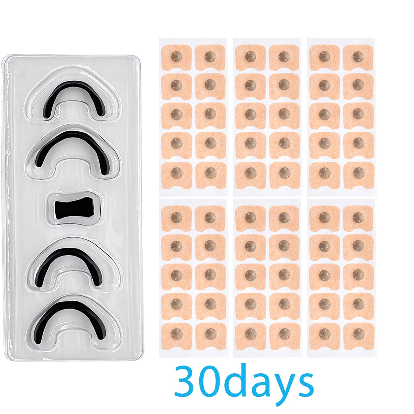 Anti Snore Nasal Dilators Starter Kit, Magnetic Nose Strips Increase Airflow, Sleep Aid & Sports Breathing Tool