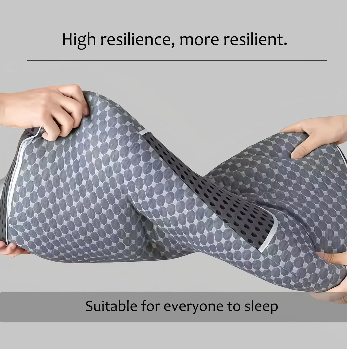 Double Pillow 3D SPA Massage Pillow Helps Sleep And Protect The Neck Pillow, Knitted Pillow Bedding For Single Male And Female A