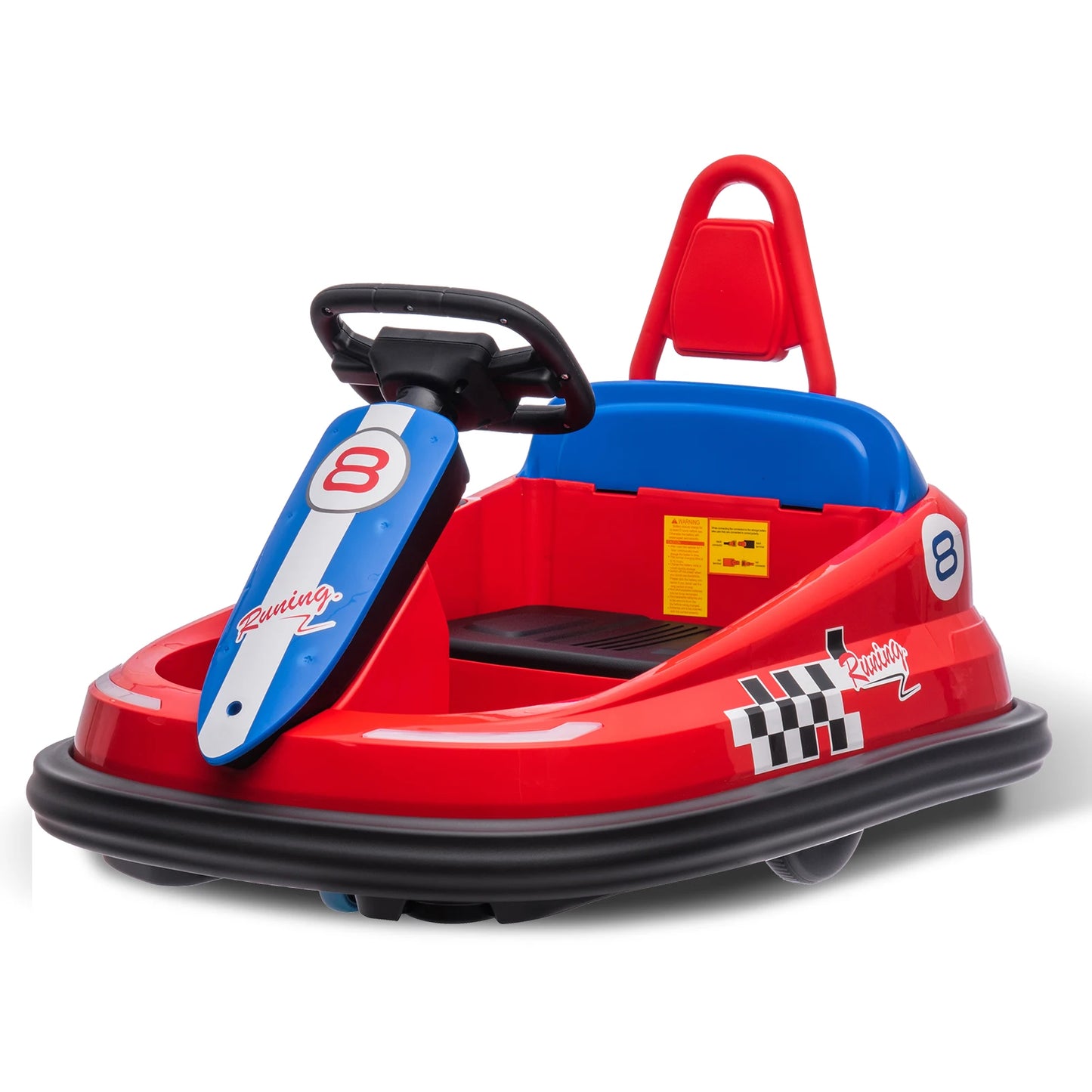 Studyset Toddler Bumper Car 6V Ride On 1.9 MPH Lights