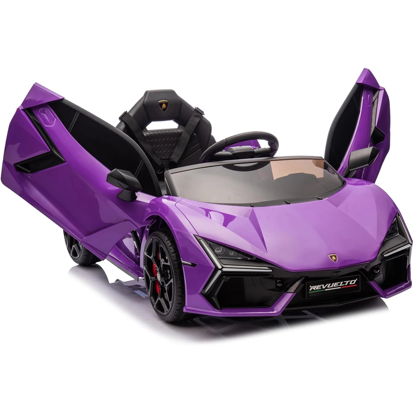 HiMISS Ride On Car Toy For Kids 3-6 Bluetooth Music