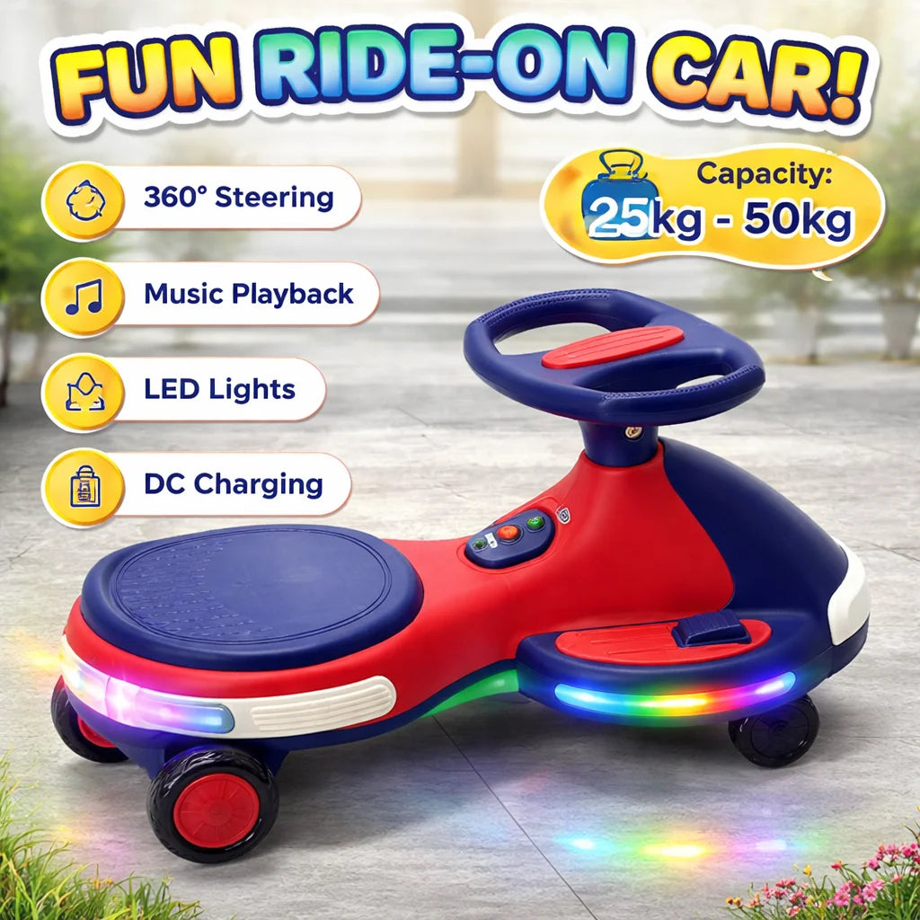 Plasma Car Ride On Vehicle For Kids With Steering Wheel