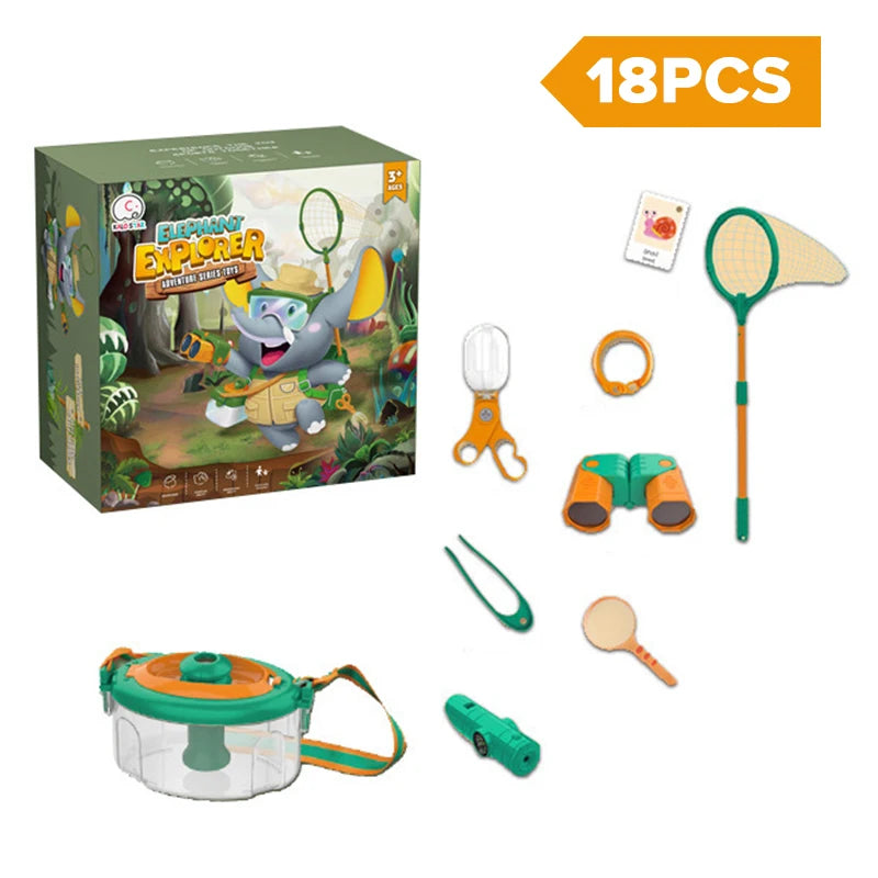 Children's Insect Butterfly Catcher for Kids Outdoor Activities Toys Educational Adventure Exploration Toys Explorer Kit Child