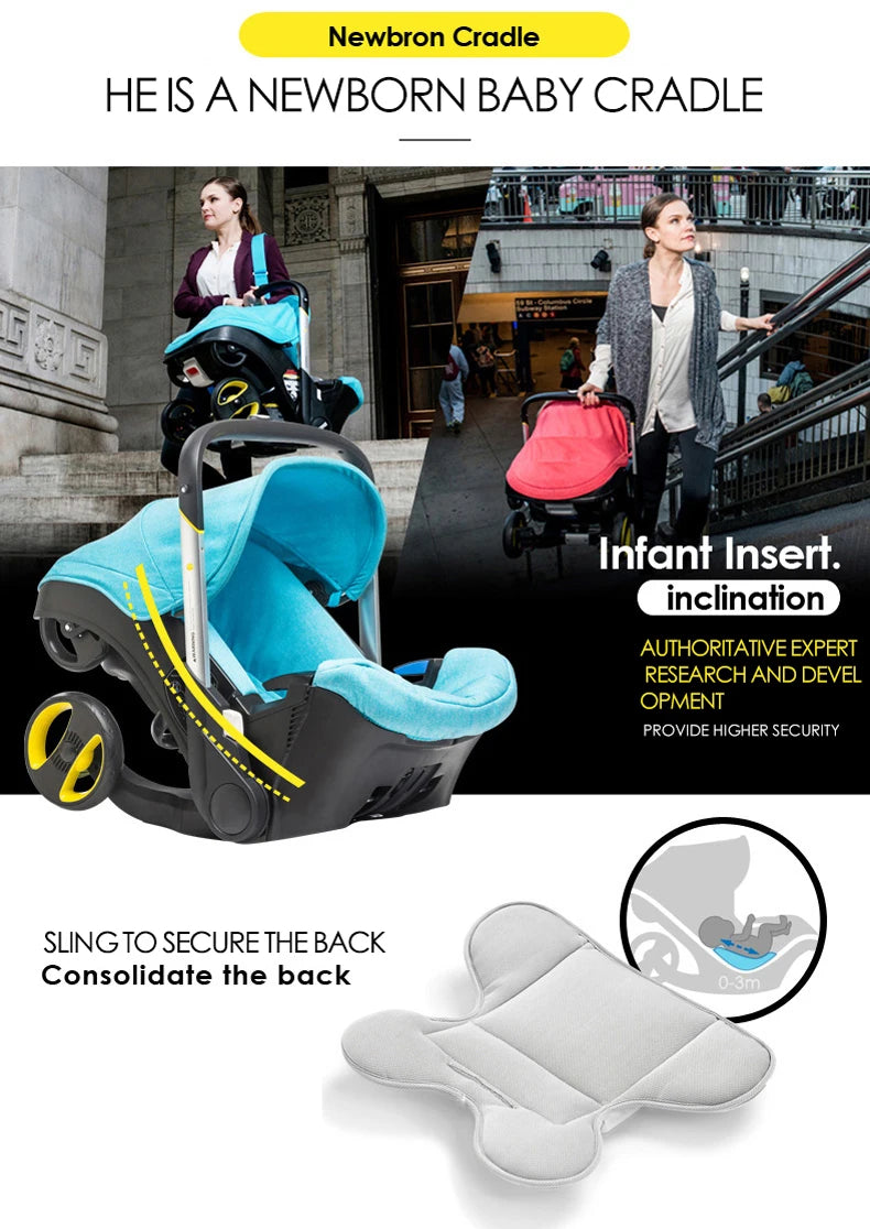 Baby Stroller For Newborns Multi-Functional Travel Pram