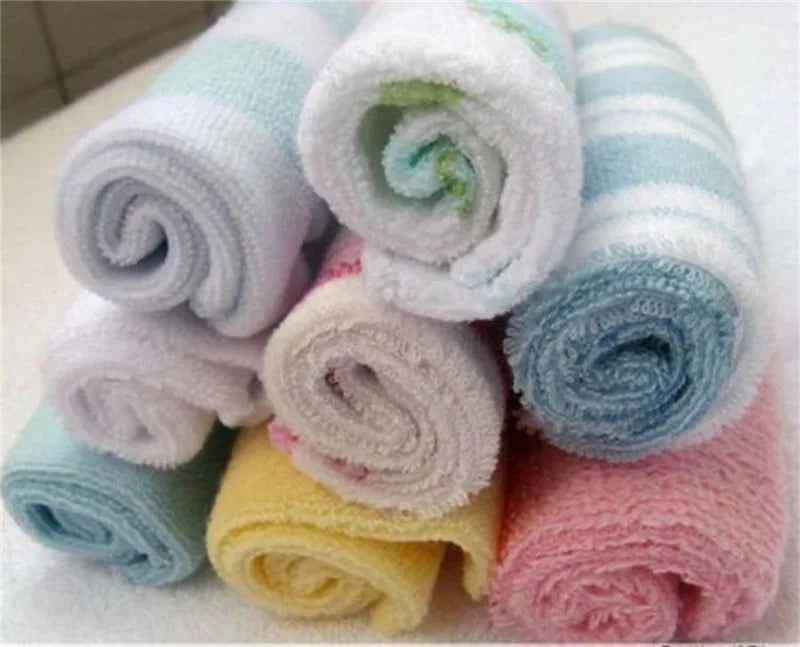 Soft Cotton Baby Towels and Washcloths Set For Newborns