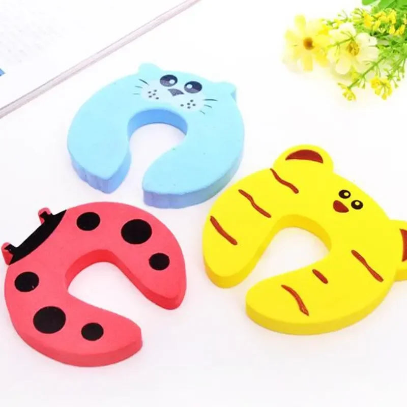 1/2/5/7PCS Child Safety Cartoon Pattern Protection Lock Finger Protector Door Stop Anti Pinch Hand Baby Safety