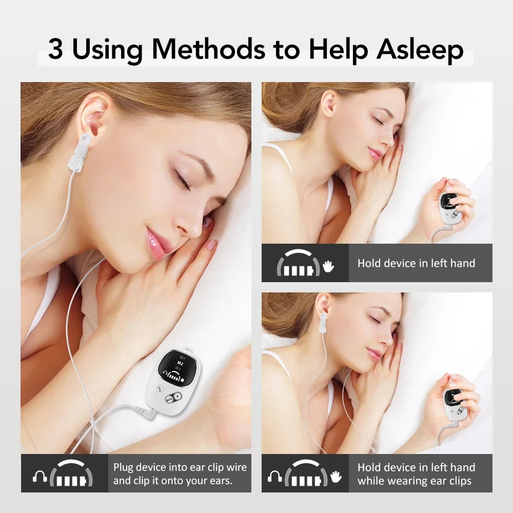 vagus nerve stimulation clip ear Sleep Aid Device Relieve Insomnia Promote Fast Sleep Deep Sleep Anxiety Depression Reliever