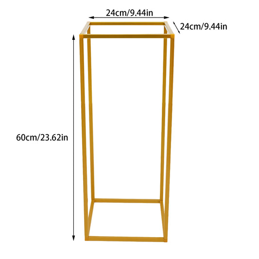 10 Piece Metal Flower Rack, 60cm, Suitable For Wedding Flower Arrangement, Parties, Events, Home Decoration