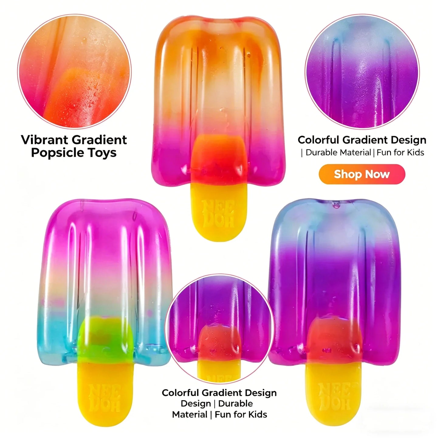 Ice Cream Squishy Fidget Toy For Stress Relief And Sensory