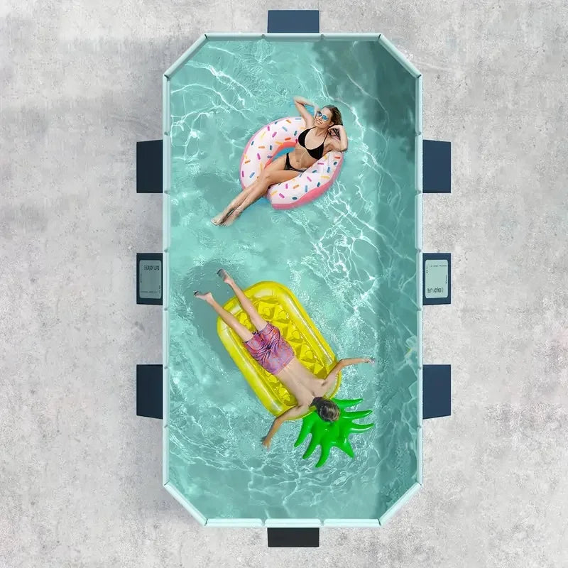 folding pool (not inflatable) bathes and cools in summer, suitable for outdoor patio beach garden