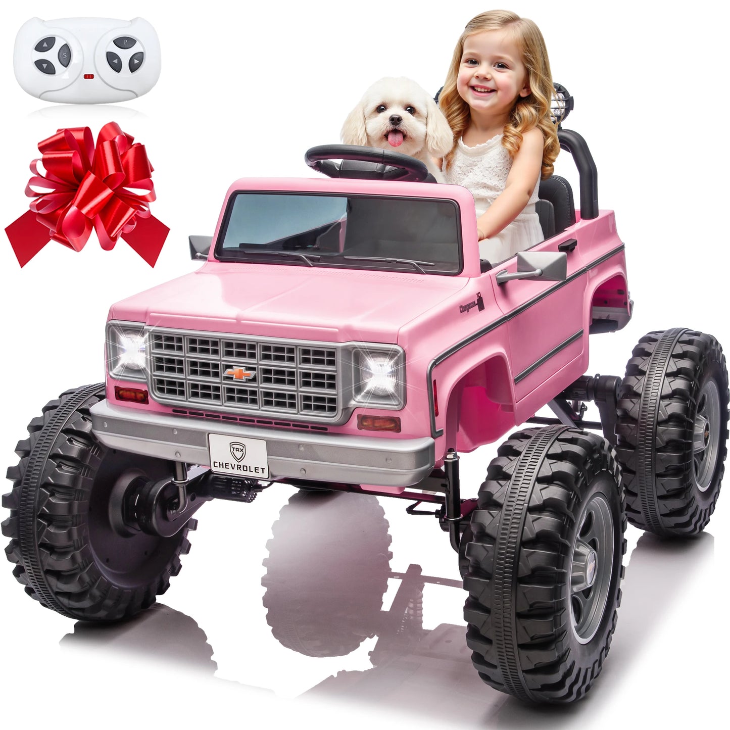 JOYRACER Licensed Chevrolet Cheyenne 24V Ride On Car
