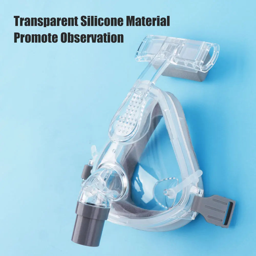 Mask for Apnea CPAP Auto Breathing Machine Sleep Nasal Full Face Mask with Headgear Anti Snoring Respirator Accessories