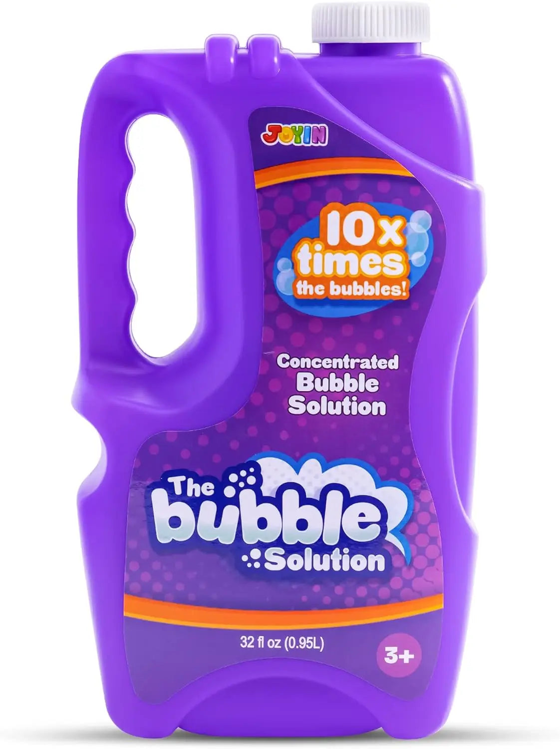 JOYFY 32 OZ Concentrated Bubble Solution for Bubble Machines (Up to 2.5 Gallons) Concentrated Solution Refills for Machine Wands