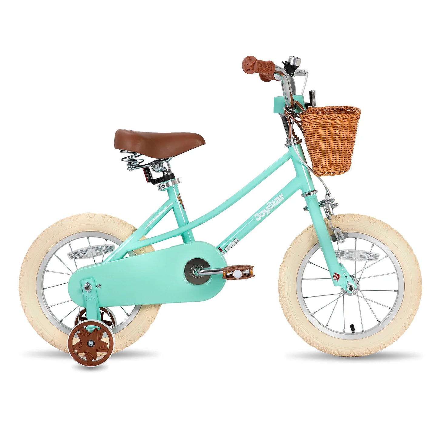 JOYSTAR 12/14/16/18/20 Girls' Bike For Children Aged 2-13, 12-16" With Training Wheels & Basket, 20 Inch With Kickstand