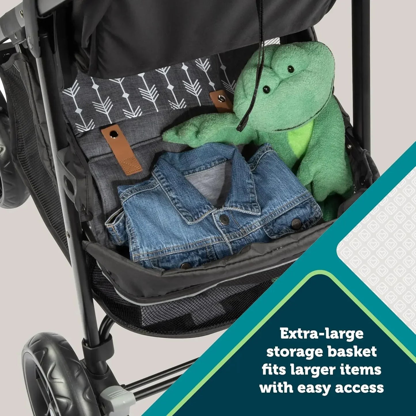 HOT Tools.8-in-1 Car Seat Stroller Combo, Baby Stroller Travel Systems for Infants 4-30 lbs, Stroller and Carseat Combo Set, Orc