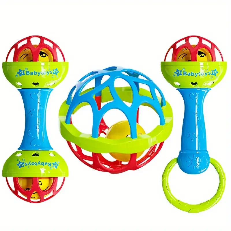 Baby Educational Rattles Sensory Shaker Toy Set For Infants