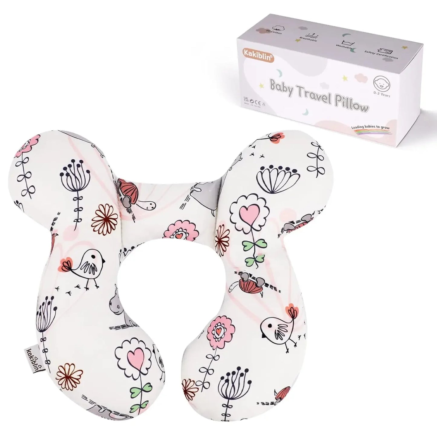 Baby Neck Support Pillow For Car Seat Stroller And Travel