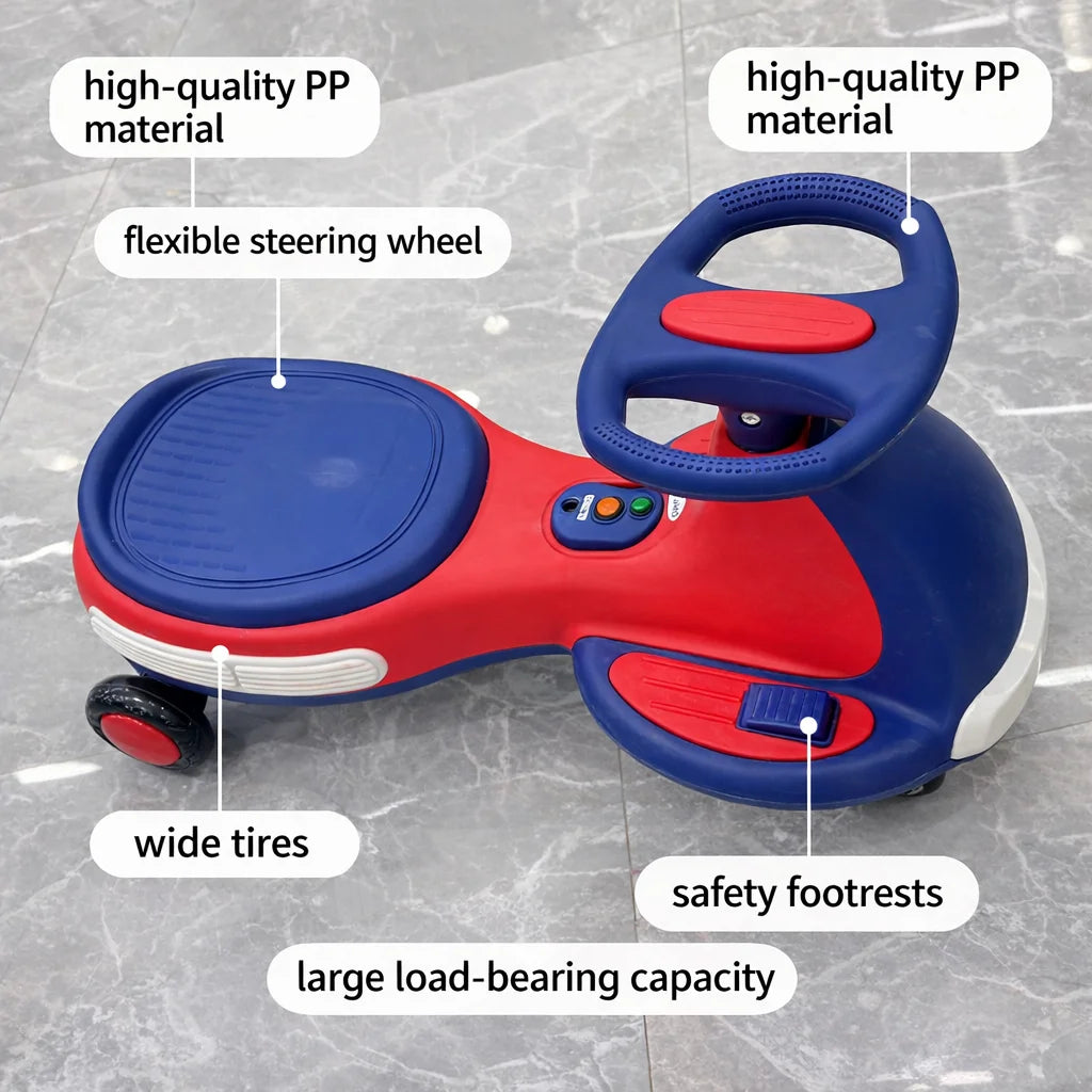 Plasma Car Ride On Vehicle For Kids With Steering Wheel