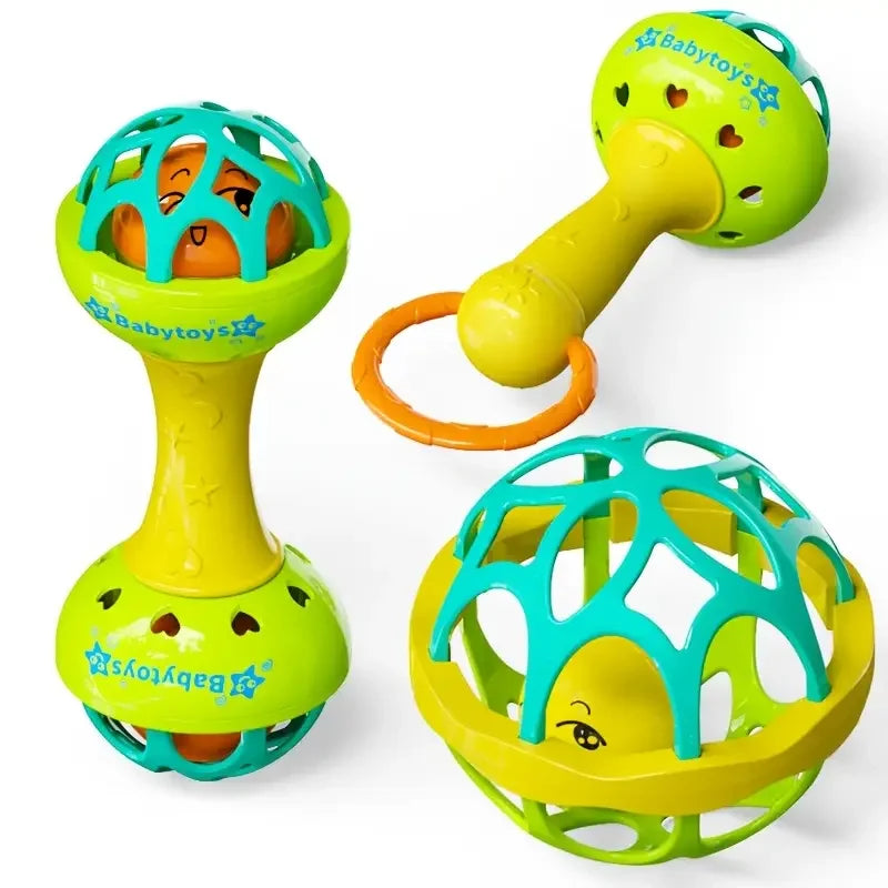 Baby Educational Rattles Sensory Shaker Toy Set For Infants