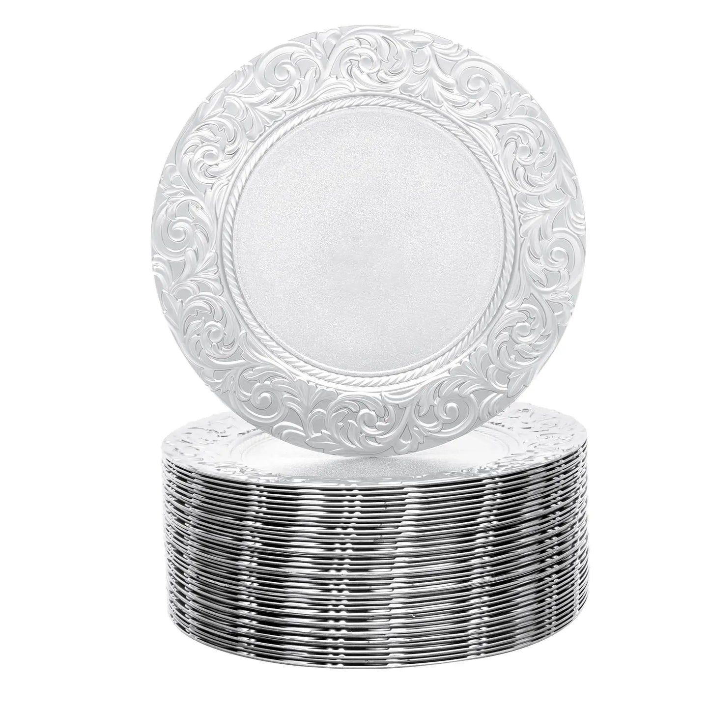 Bymaocar Thanksgiving Charger Plates 100 Pcs