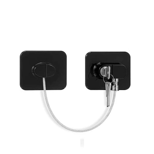 Baby Safe Refrigerator Lock with Key Code Lock Baby Safety Cabinet Lock Sliding Wardrobe Door Lock Home Limiter2028