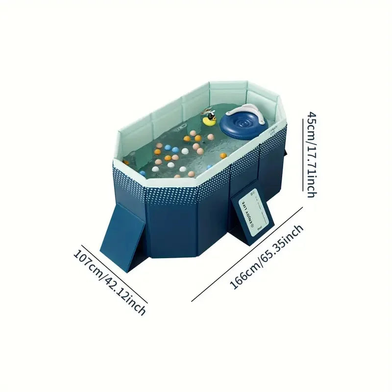 folding pool (not inflatable) bathes and cools in summer, suitable for outdoor patio beach garden