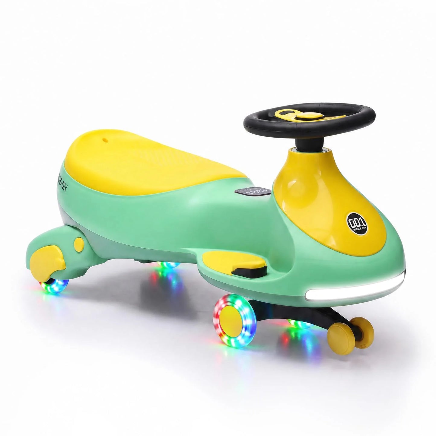 Ride On Electric Wiggle Car For Kids 12V 2-In-1 Indoor