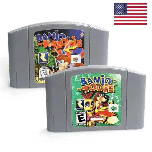 Keeppley Banjo-Kazooie Banjo-Tooie Retro Video Game Cartridge for N64