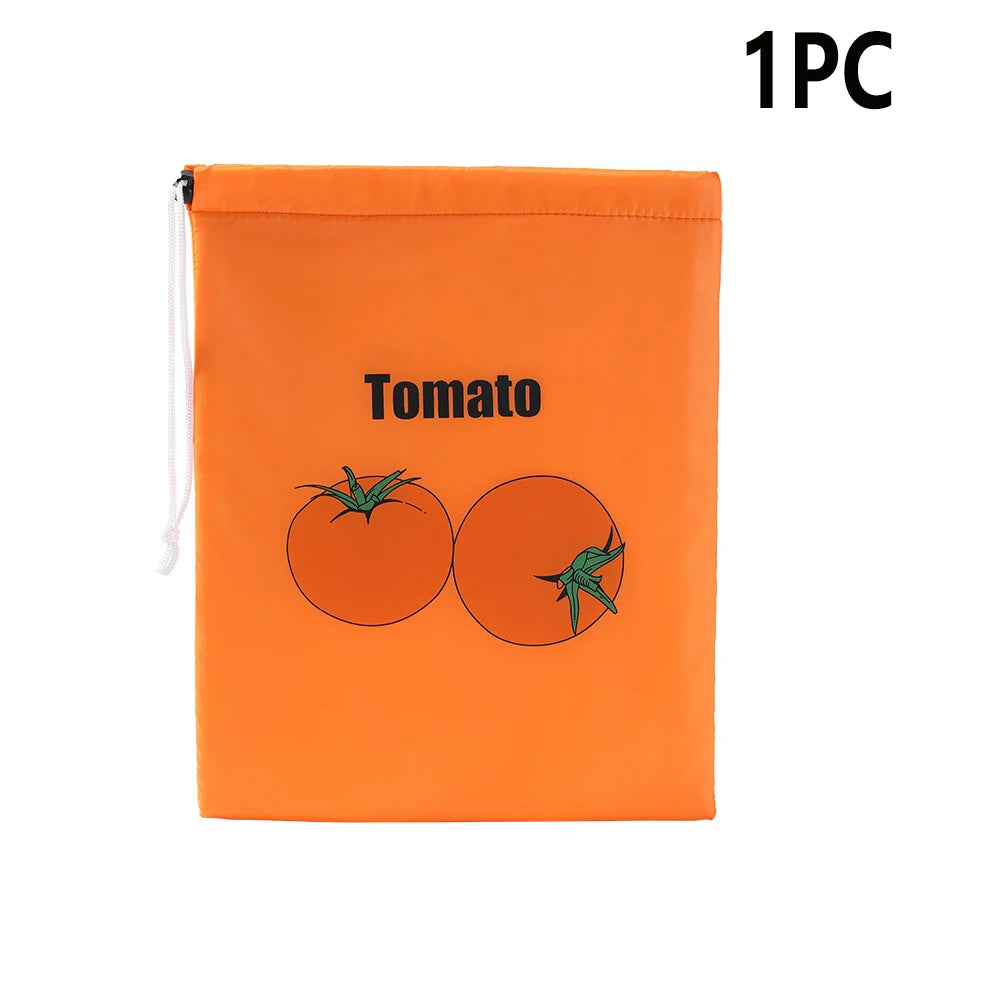 1/2/3/5Pcs Durable Yellow Banana Storage Bags Insulated Fruit Vegetable Fresh-keep Bundle Pocket Drawstring Banana Preserve Bag
