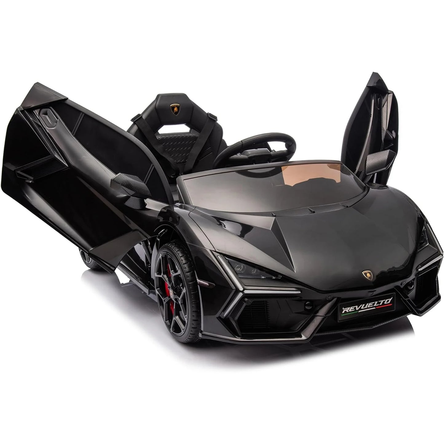 HiMISS Ride On Car Toy For Kids 3-6 Bluetooth Music