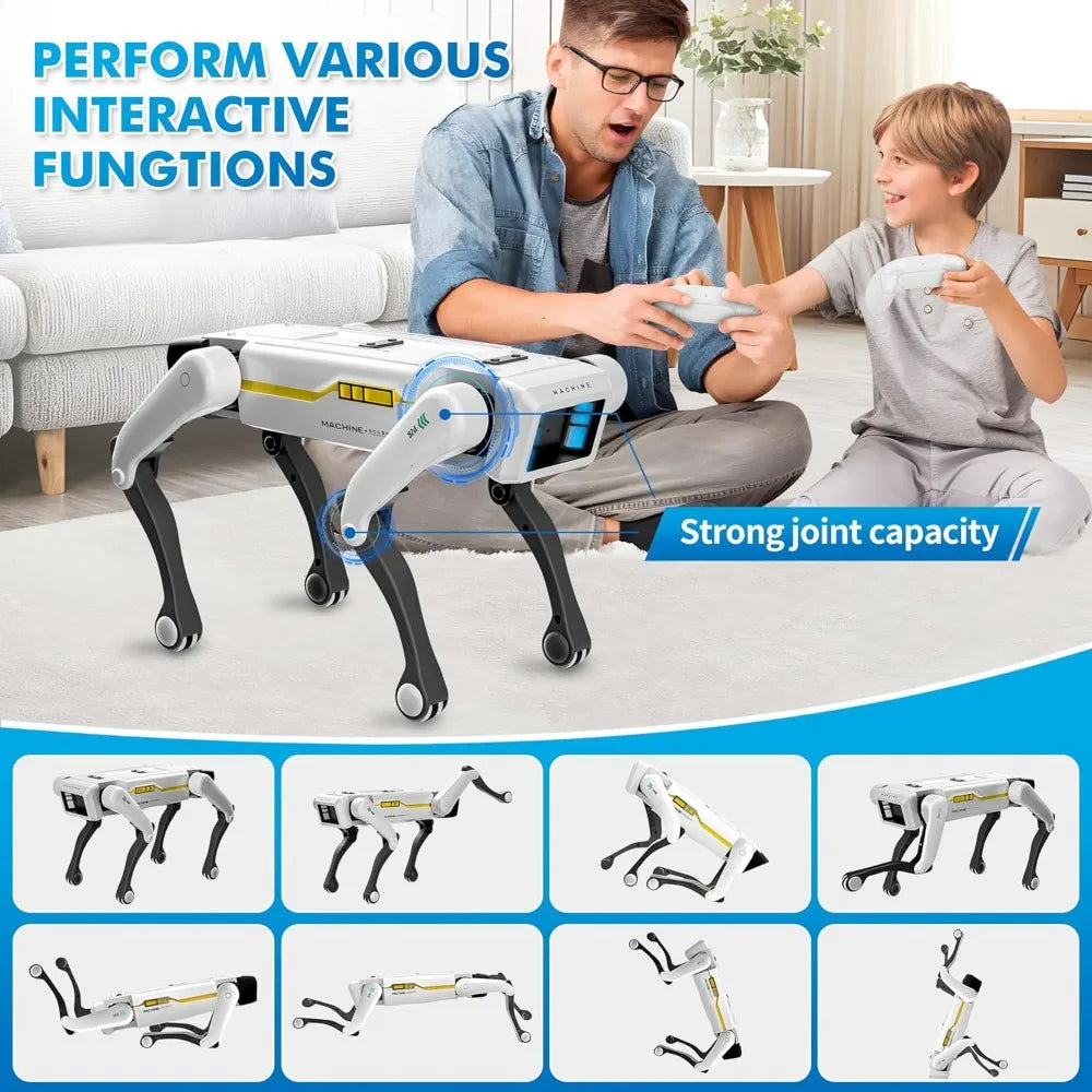Smart Robot Dog - Interactive STEM Pet with Voice Control, 30+ Actions & APP Programming, Durable Design for Age 6+ (iOS/Android)